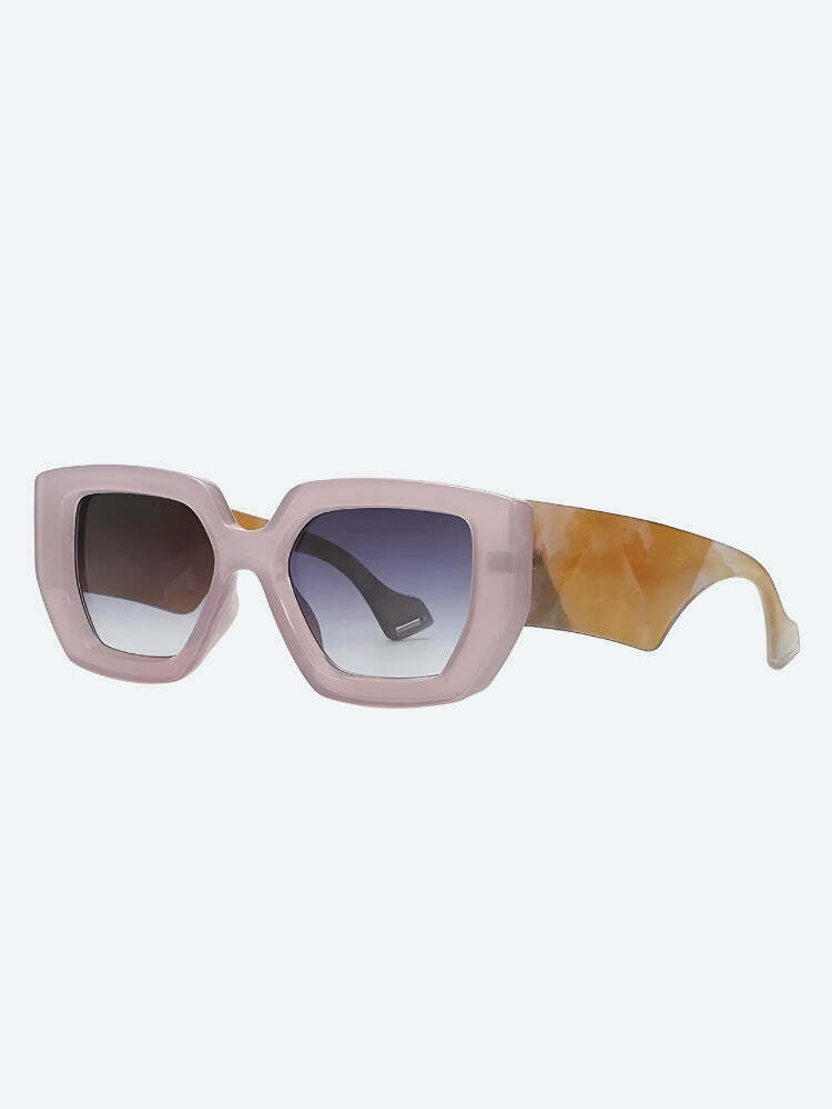 Casualcore Oversized Square Sunglasses for Trendy Y2K Style Fashion and Modern Outfits