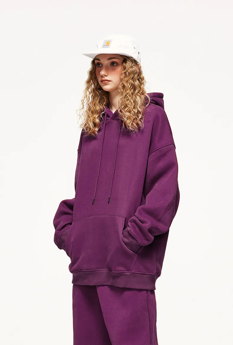 Colorful Basic Pullover Hoodie for Trendy Y2K Outfits and Stylish 2000s Fashion