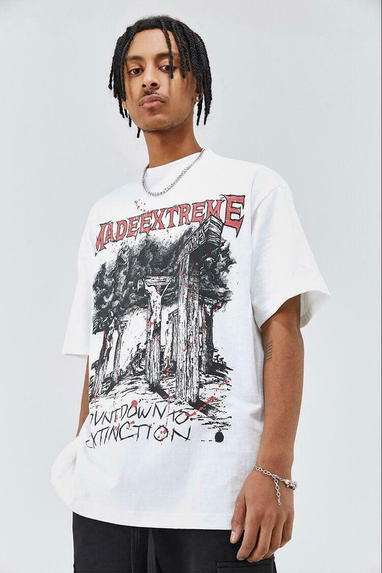 Countdown to Extinction Tee - Y2K Style for Men, Trendy 90s & 2000s Fashion Outfits