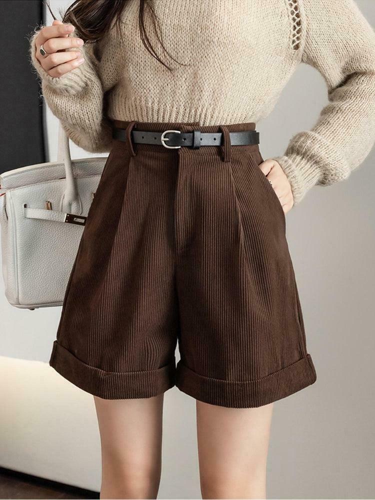 Dark Academia High Waist Shorts - Trendy Y2K Fashion for a Stylish Look