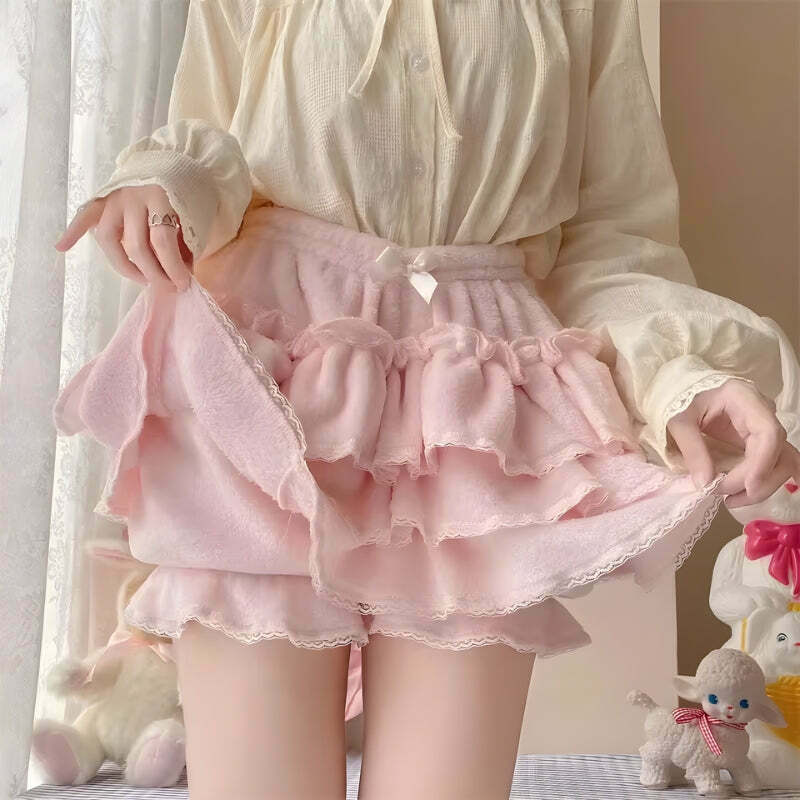 Kawaii Mini Skort for Y2K Fashion Lovers - Trendy Korean & Asian Style Mini Skirt