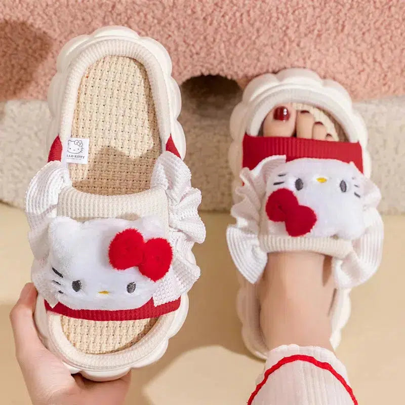 Kawaii Sanrio Slippers: Trendy Y2K Fashion Footwear for Stylish Asian Aesthetics