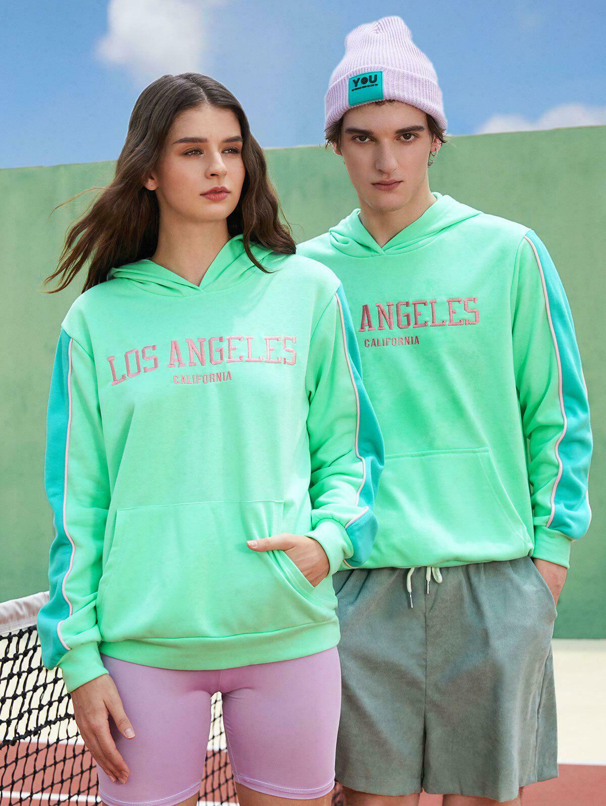 Los Angeles Couple Hoodie - Y2K Style Clothing for Trendy Couples in 2000s Fashion