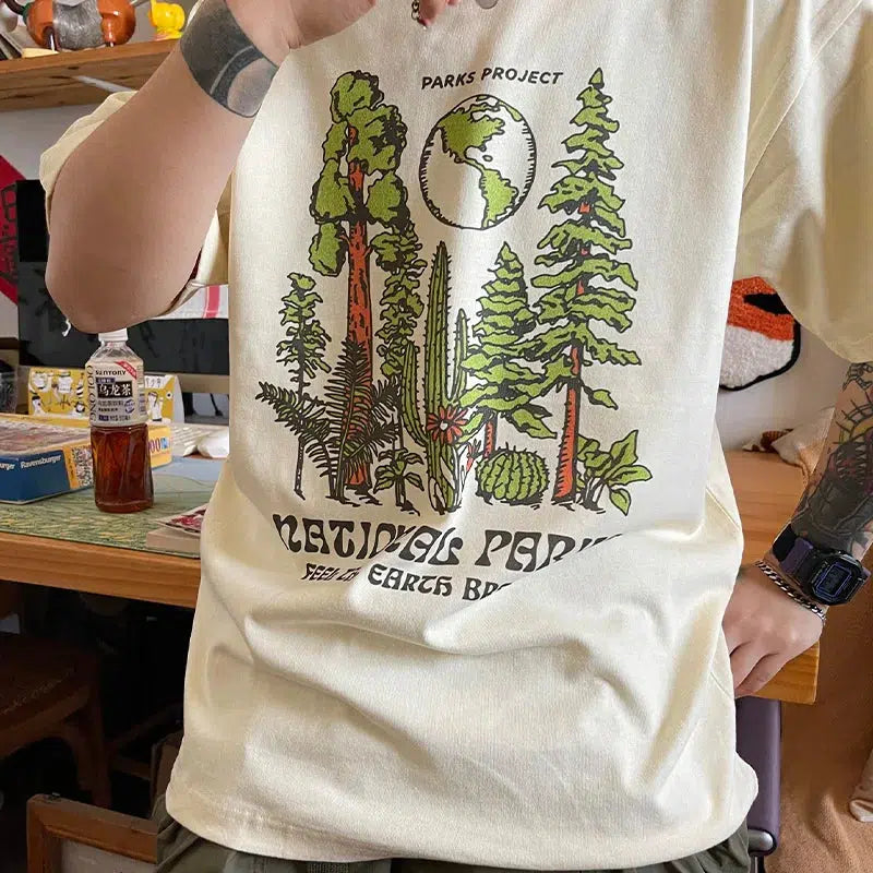 National Parks Tee - Y2K Style Grunge T-Shirt for Trendy Aesthetic Outfits