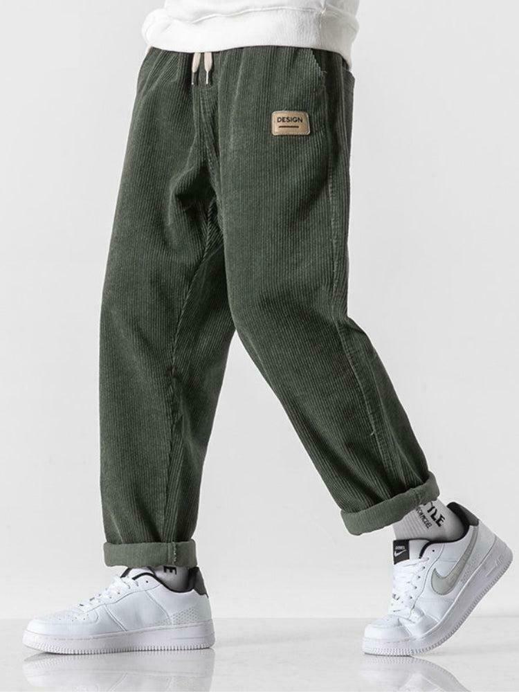 Soft Boy Corduroy Jogger Pants - Trendy Y2K Style for Fashion-Forward Outfits