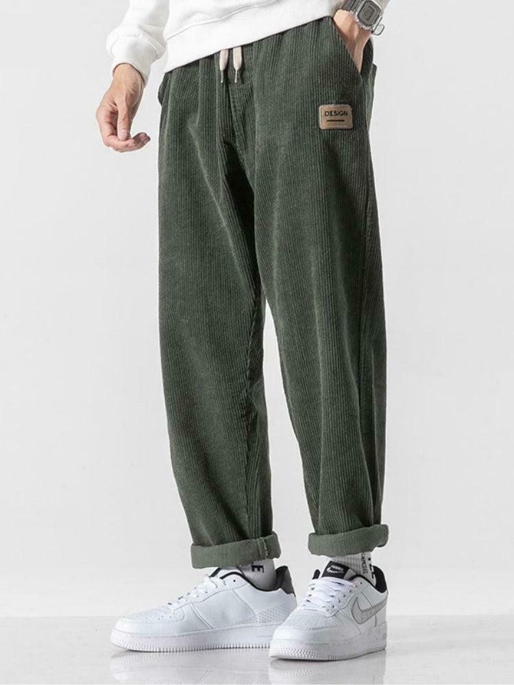 Soft Boy Corduroy Jogger Pants - Trendy Y2K Style for Fashion-Forward Outfits