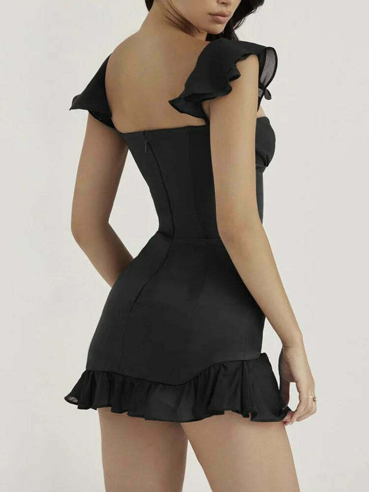 Sweetheart Neckline Corset Mini Dress - Trendy Y2K Style for Roblox and TikTok Outfits