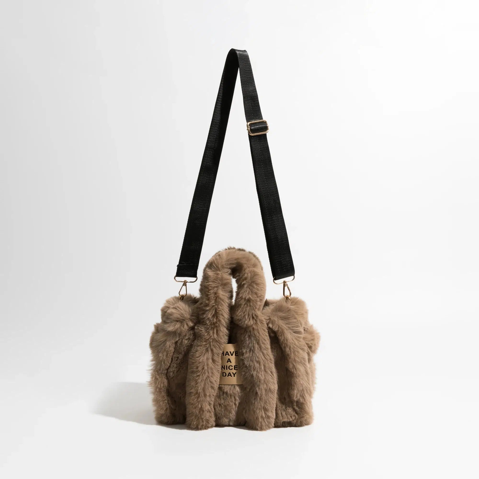 Trendy Fluffy Faux Fur Tote Bag - Stylish Y2K-Inspired Accessory for Fashion Lovers