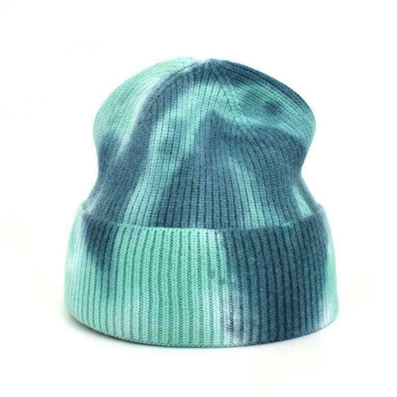 Trendy Indie Tie Dye Beanie - Y2K Fashion Must-Have for Korean and Asian Styles