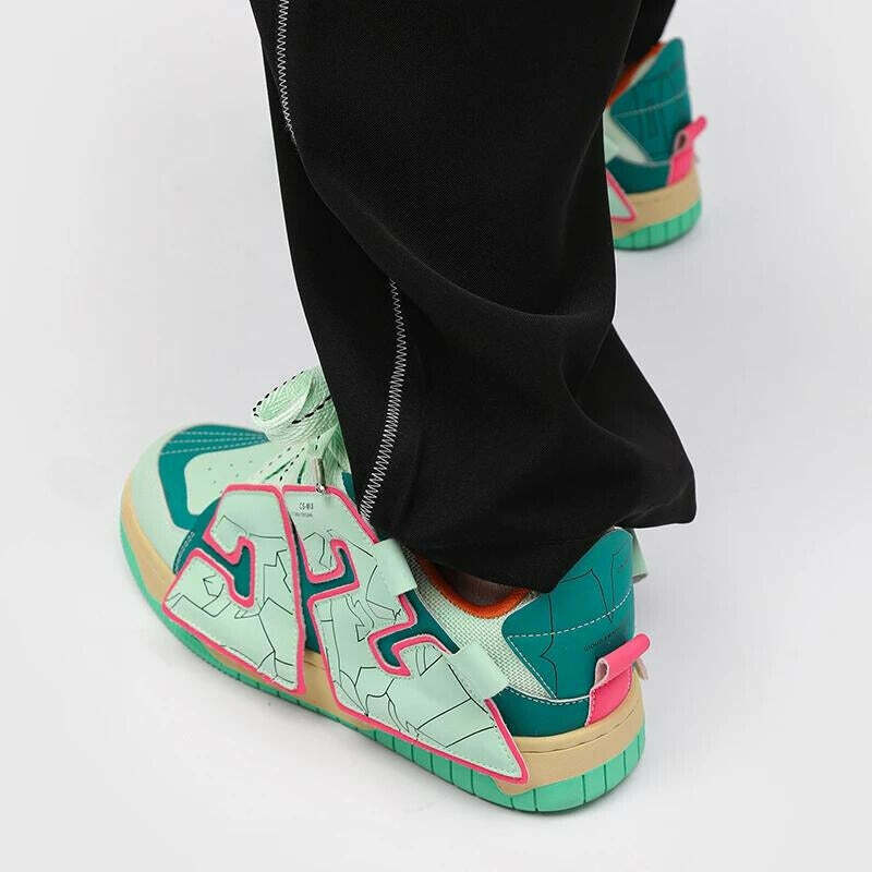 Trendy Neon Sneakers for Y2K Style Outfits - Perfect for Grunge and Retro Fashion Lovers