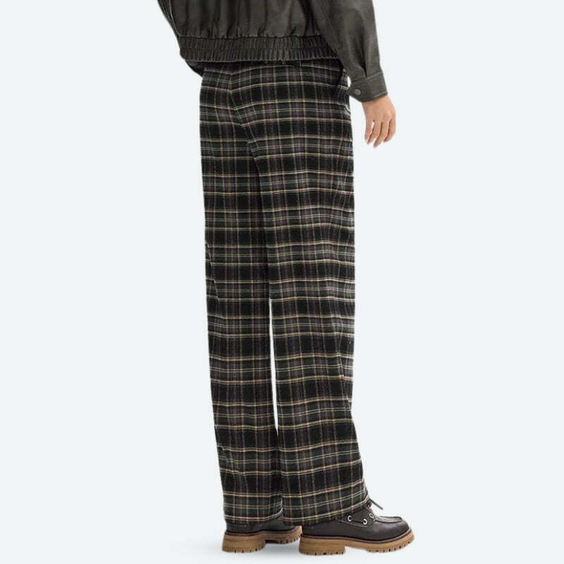 Trendy Plaid Pajama Pants for Y2K Casual Outfits - Perfect for Grunge and TikTok Styles