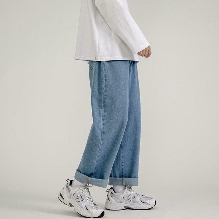 Trendy Straight Leg Mid Rise Baggy Jeans for Kids & Y2K Fashion Enthusiasts