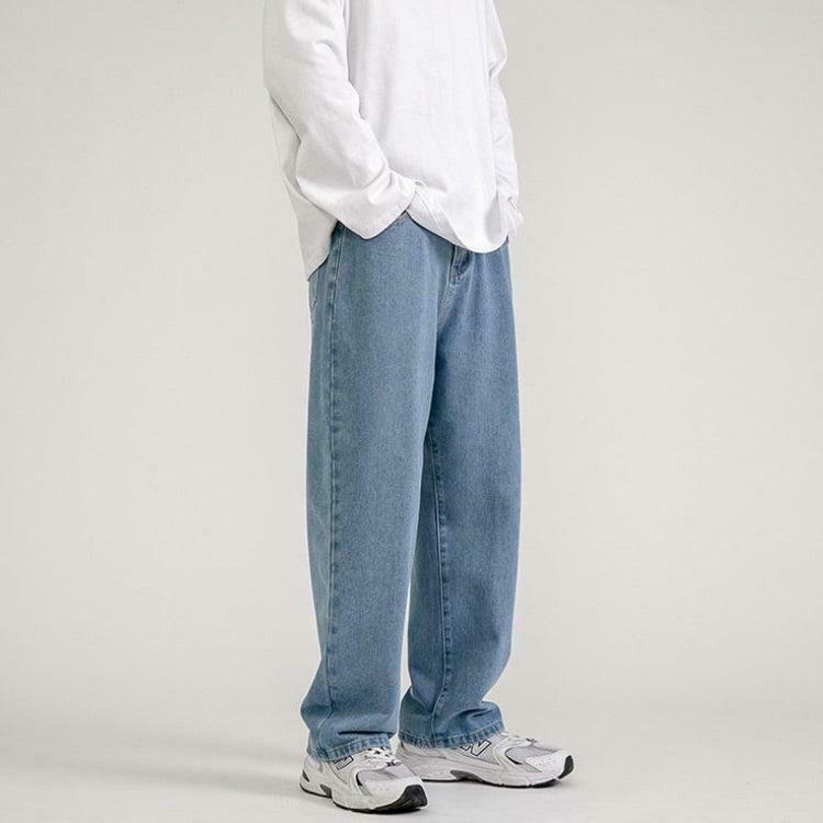 Trendy Straight Leg Mid Rise Baggy Jeans for Kids & Y2K Fashion Enthusiasts