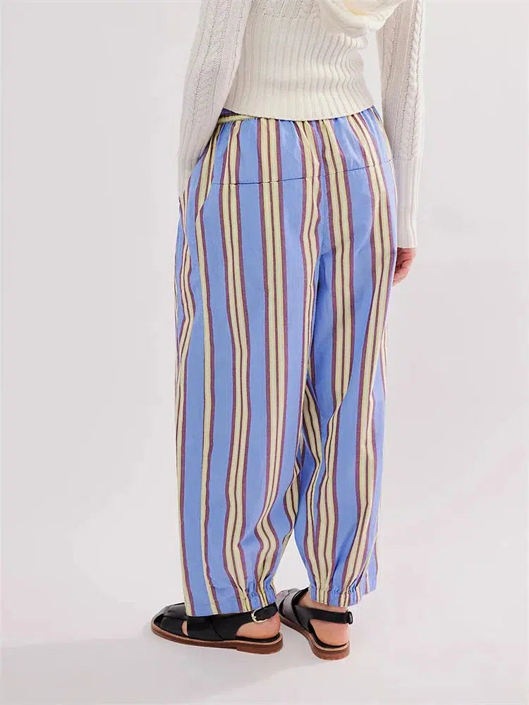 Trendy Striped Sweatpants for Y2K Style: Perfect for Grunge Outfits and Casual Wear