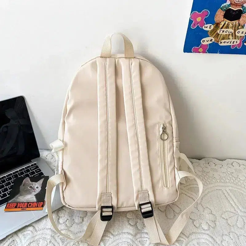 Trendy Y2K Bow School Backpack for Stylish Students - Perfect for School and Everyday Use