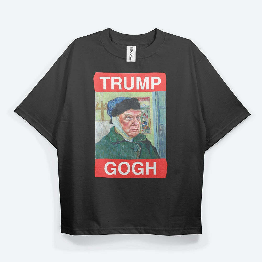 Tr*mp Gogh' Tee: Trendy Y2K Fashion Inspired Trump Tee for Stylish Korean & Asian Looks