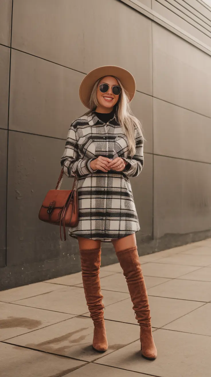 plaid-shirt-dress-with-knee-high-boots-okk-a-plaid-2nRDPsx7RLqDhXLpbcm4Zw-vM2mpFqXSD6Bo36tod3Ulg-cover